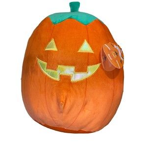 Squishmallows Saul Jack-O’-Lantern￼ Pumpkin 15” Halloween Plush 2022 Kellytoys